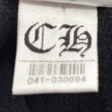 Chrome Hearts Vertical Letter Zip Hoodie Black