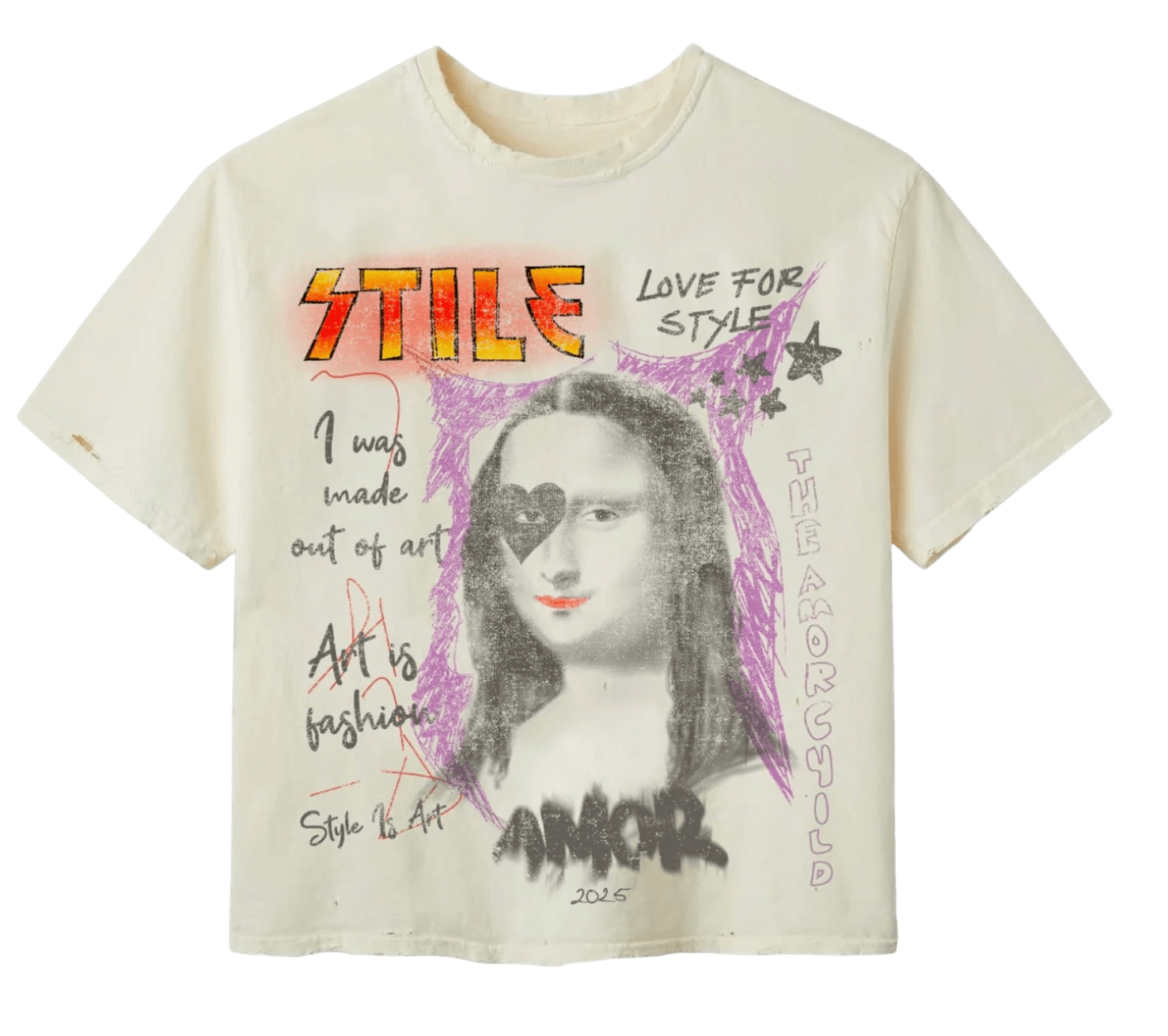 Stile De Amor Mona Lisa Tee Cream
