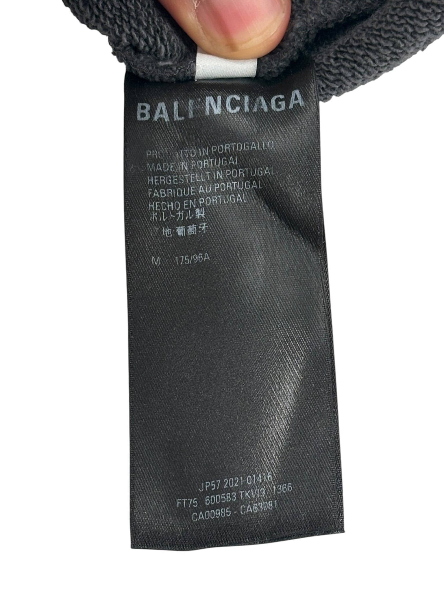 Balenciaga Political Campaign Hoodie Grey