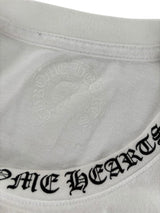 Chrome Hearts Neck Letters Logo T-shirt White