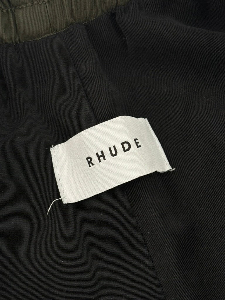 Rhude RH Logo Track Shorts Green