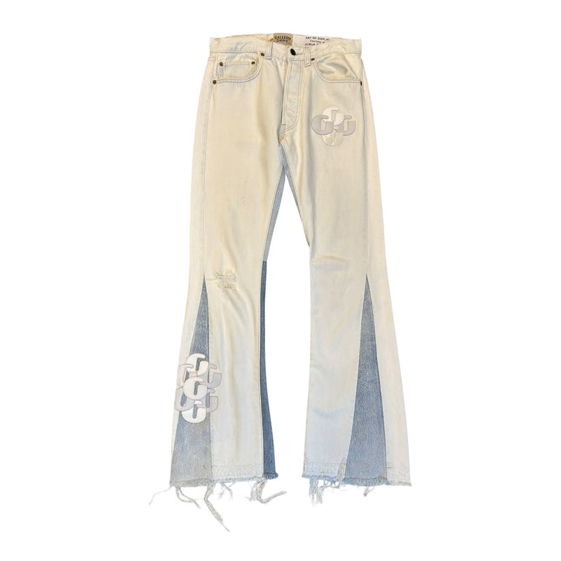 Gallery Dept White Patch Flare Jeans