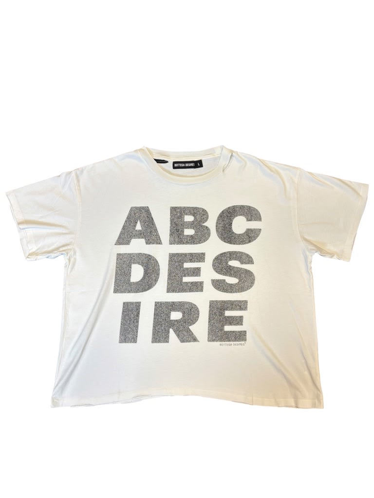 Bottega Desires ABC Tee White