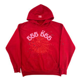 Sp5der Web Hoodie Red