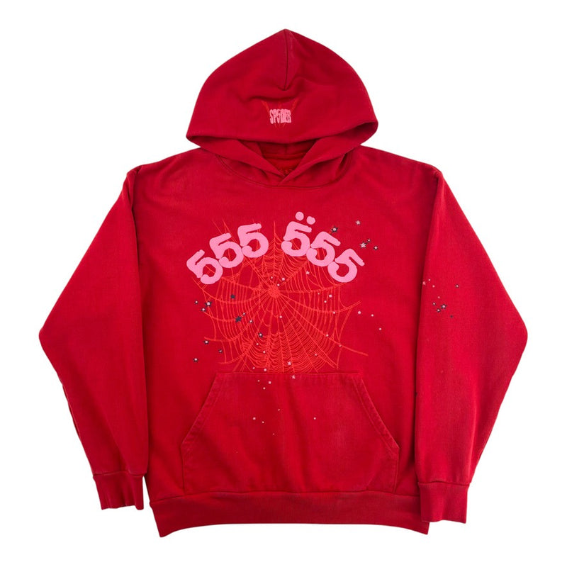Sp5der Web Hoodie Red