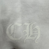 Chrome Hearts Scroll Logo Long-Sleeve Thermal Tee White