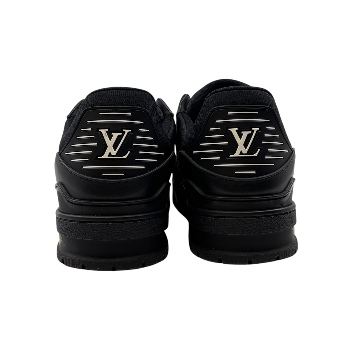 Louis Vuitton Trainer Black Embossed Monogram