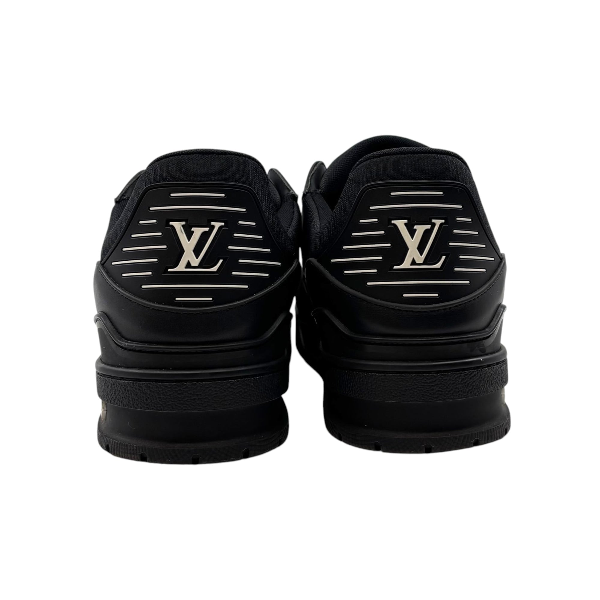 Louis Vuitton Trainer Black Embossed Monogram