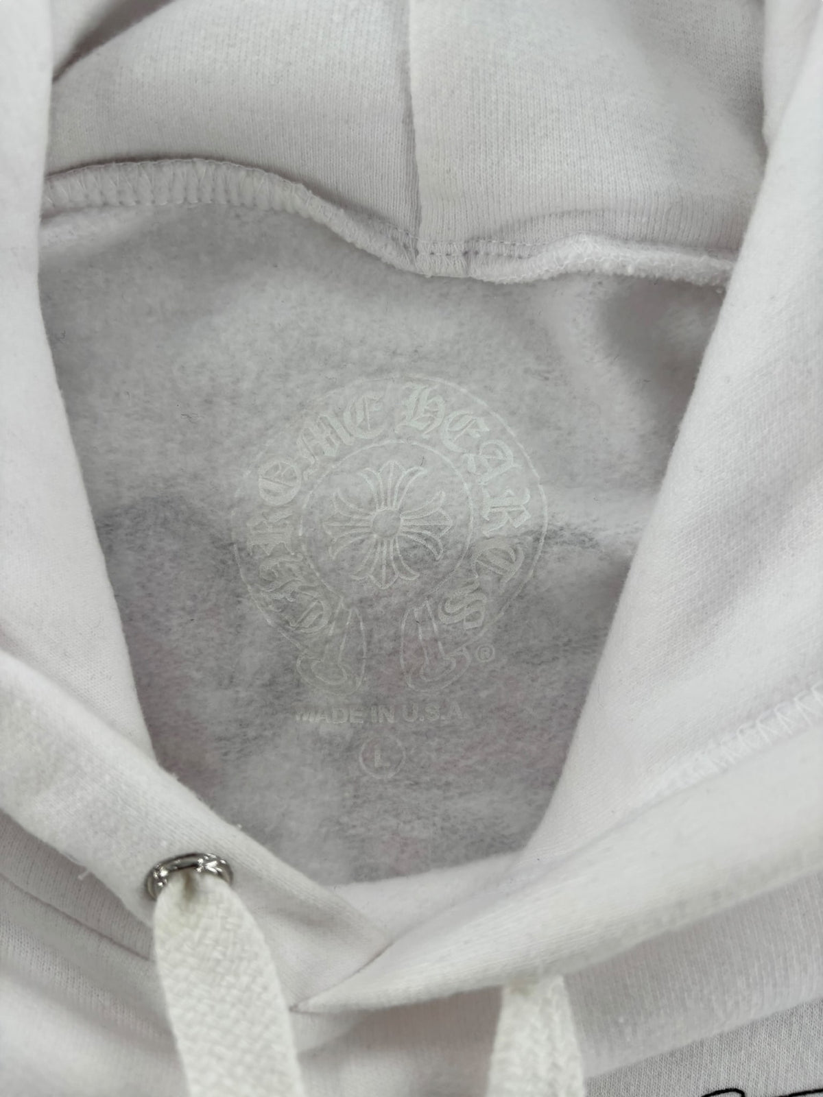 Chrome Hearts Eye Chart Dagger Hoodie White