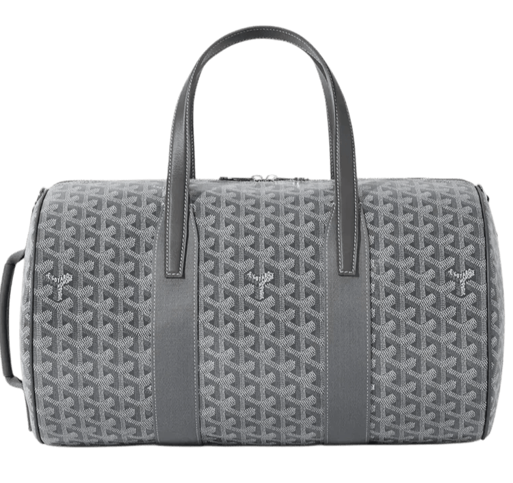 Goyard Barrel 40 Sports Bag Grey