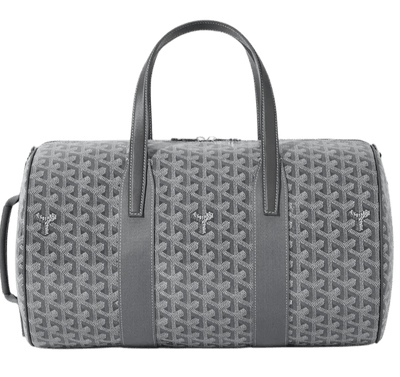 Goyard Barrel 40 Sports Bag Grey