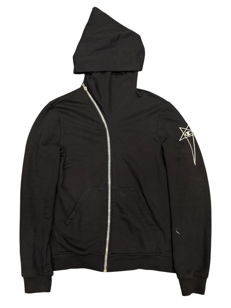 Rick Owens Champion Mountain Hoodie Black