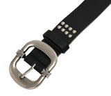 Homme + Femme Iron Crest Classic Belt Black