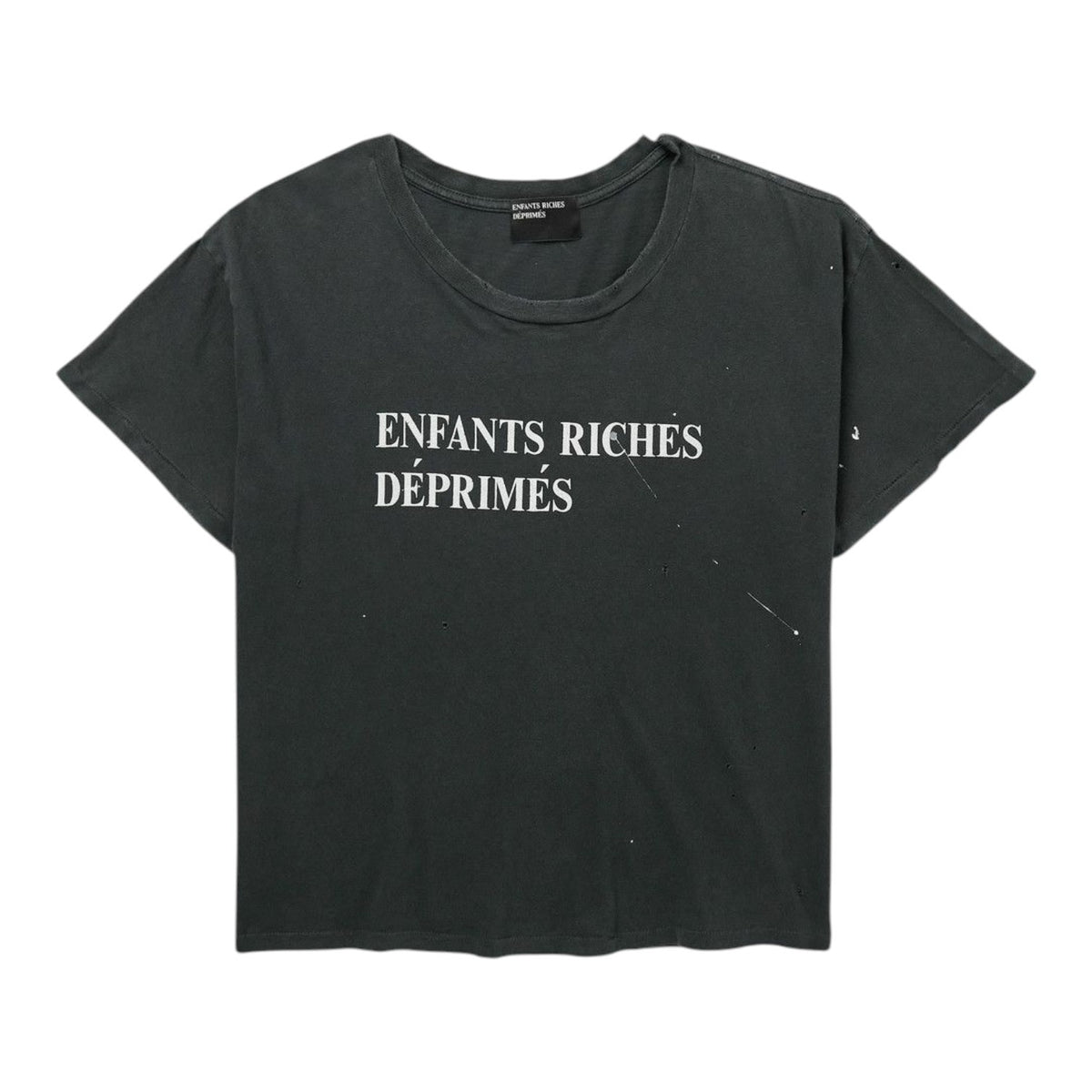 ERD Classic Logo Distressed Tee Grey