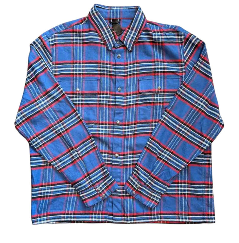 Chrome Hearts Flannel Red Blue