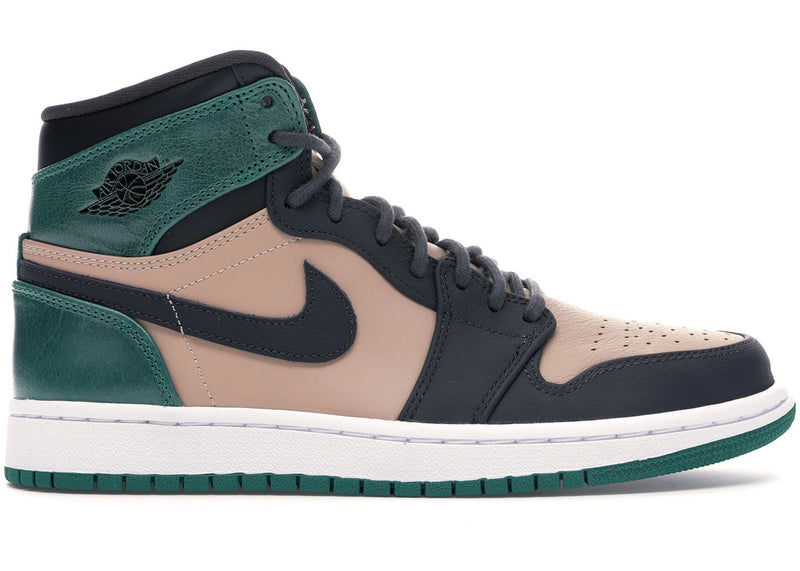 Jordan 1 Retro High Bio Beige Anthracite Mystic Green (Women's)