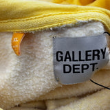 Gallery Dept. Sunfaded Centered Logo Hoodie Yellow