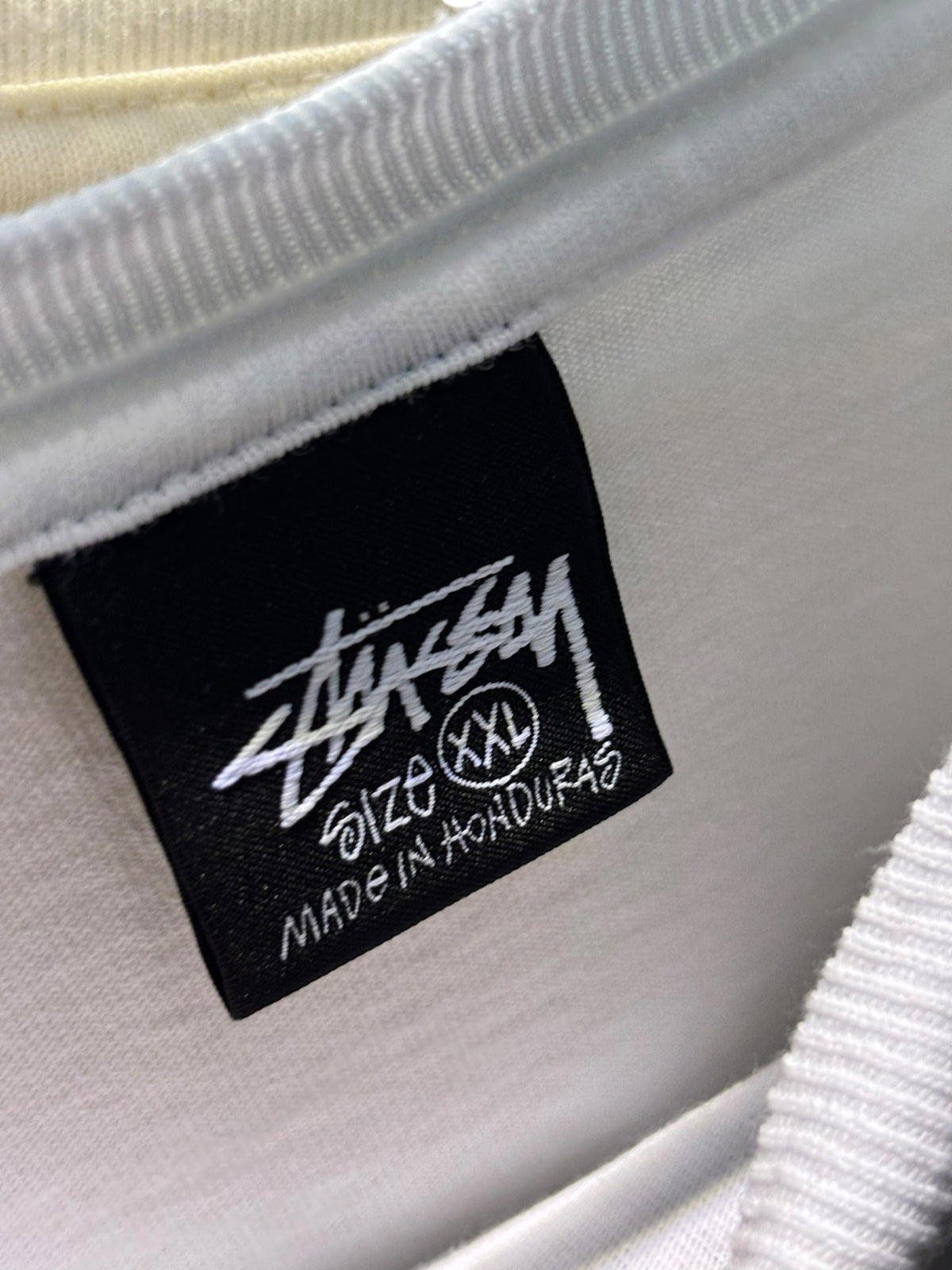 Stussy Logo Longsleeve White