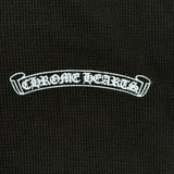 Chrome Hearts Scroll Logo Long-Sleeve Thermal Tee Black