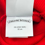 Chrome Hearts CH Logo Beanie Red