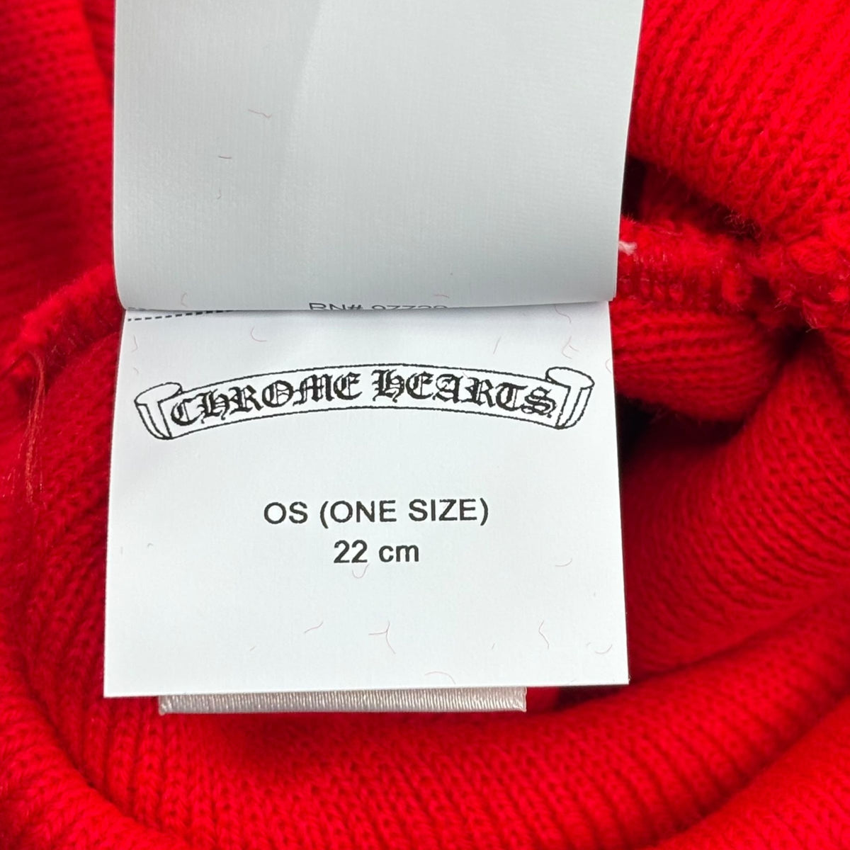 Chrome Hearts CH Logo Beanie Red