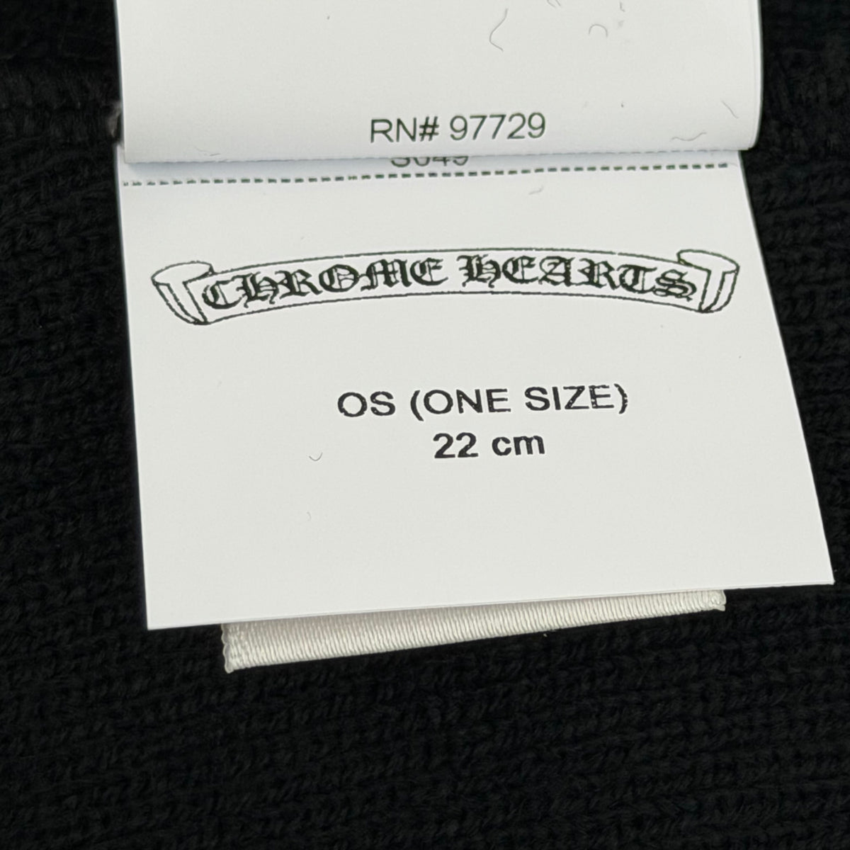 Chrome Hearts Logo Beanie Black