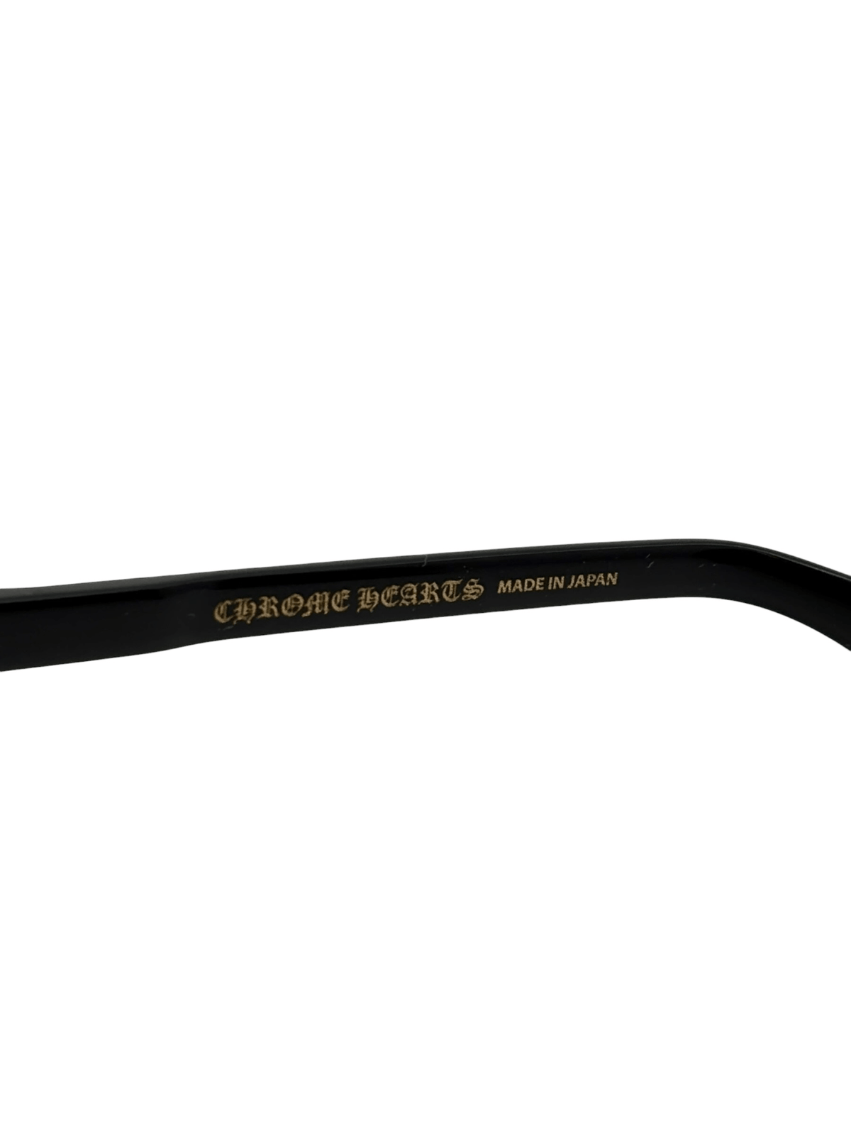 Chrome Hearts Bulge Glasses Black Gold 