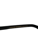 Chrome Hearts Bulge Glasses Black Gold 