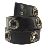 Chrome Hearts Loaded Grommet Belt Strap Black