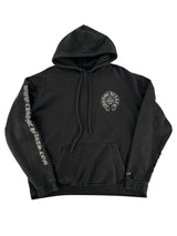 Chrome Hearts Online Exclusive Glitter Hoodie Black/Silver