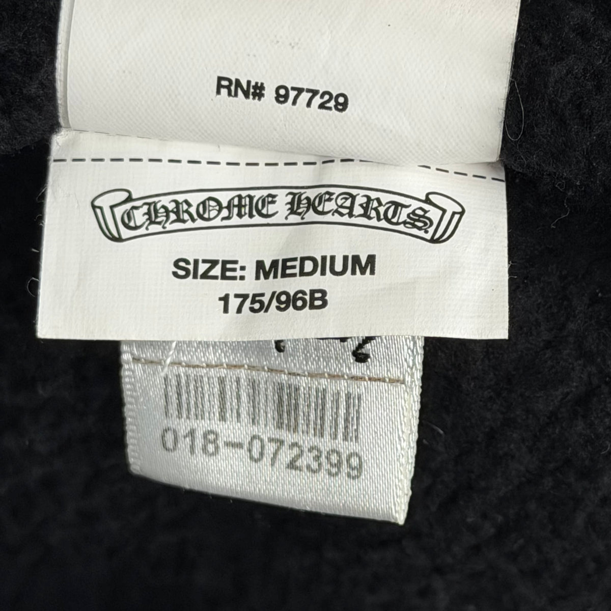 Chrome Hearts Matty Boy Zip Up Hoodie Black