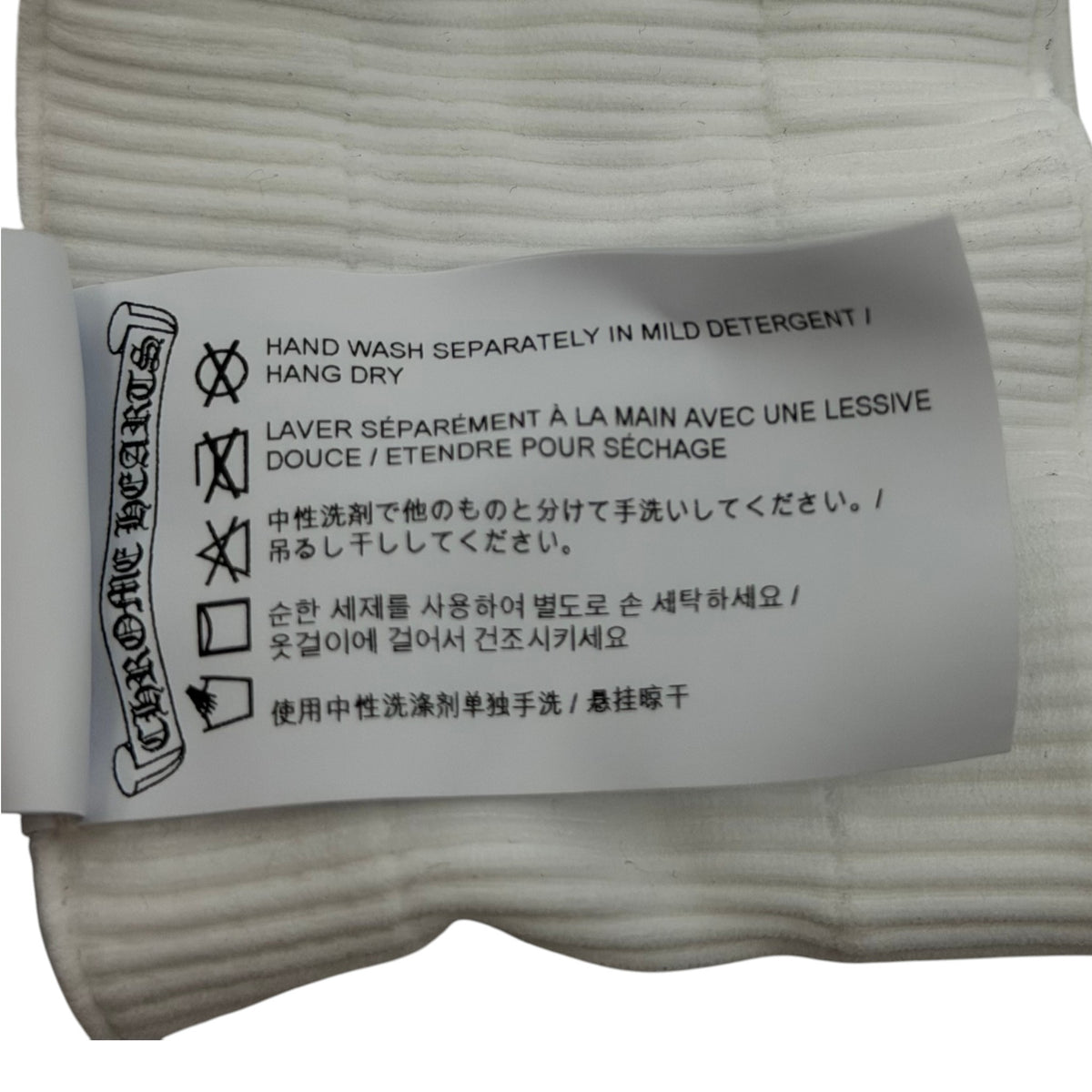 Chrome Hearts Headband White Accessory