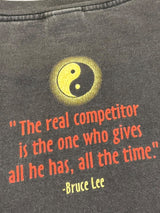 BRUCE LEE Red Ying Yang 1990s Tee