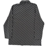 Dior Oblique Monogram Overshirt Jacquard Navy Blue