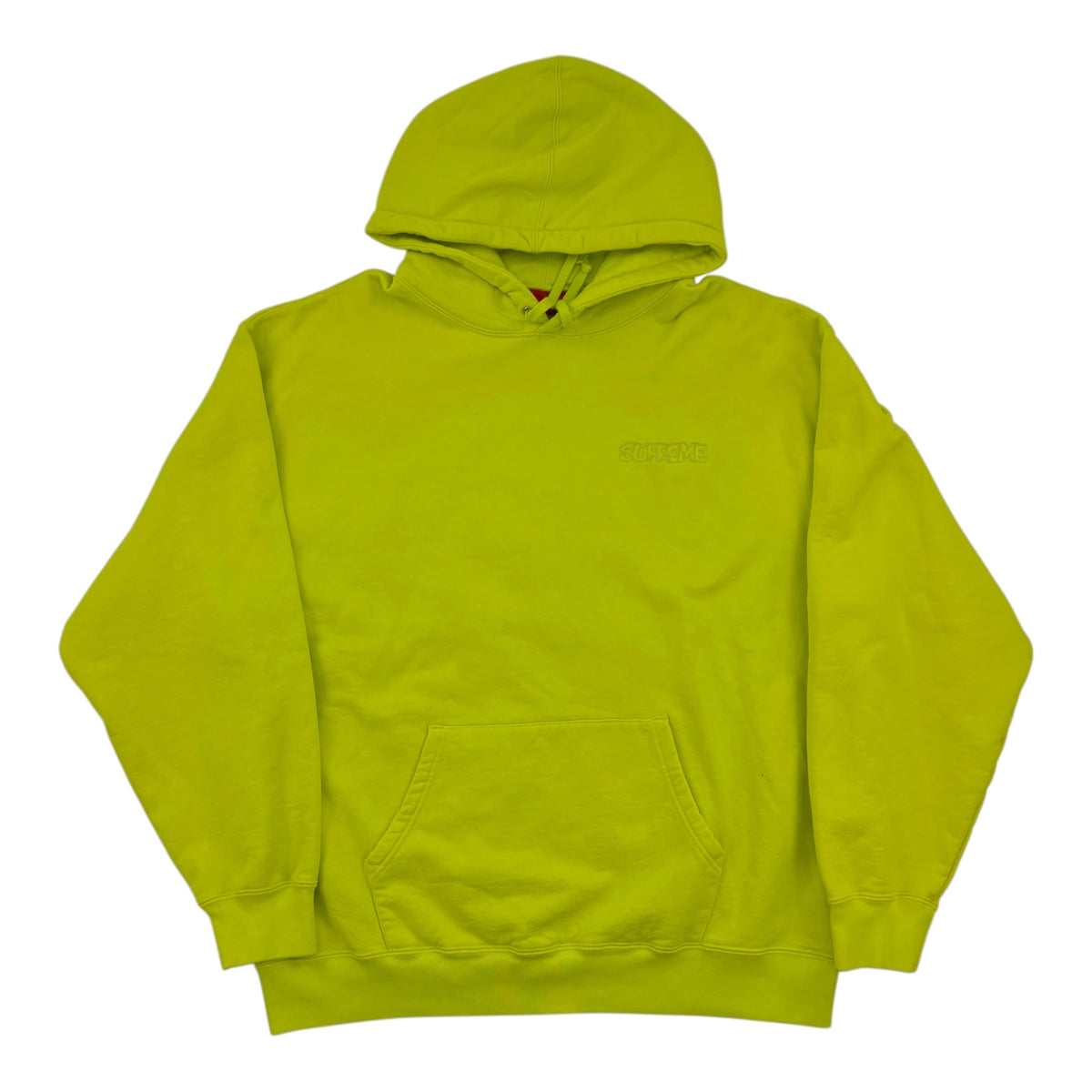Supreme Smurfs Hooded Sweatshirt Acid Green