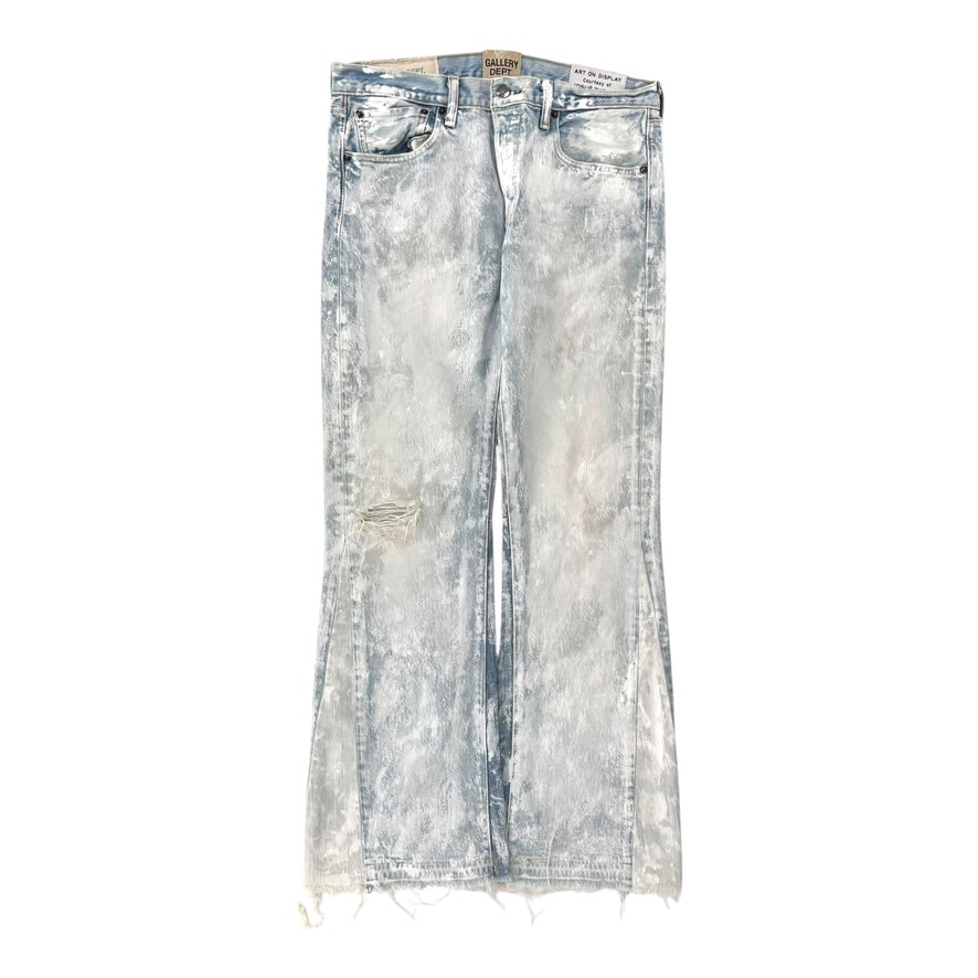Galery Dept Acid Paint Washed Jeans Blue