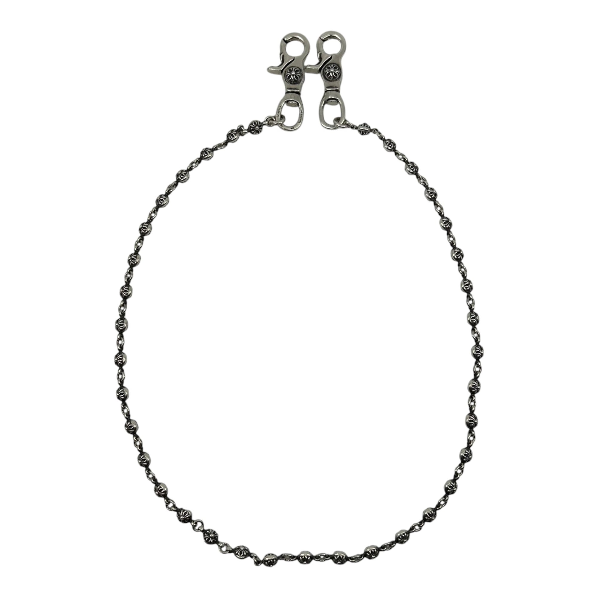 Chrome Hearts Plus Ball Wallet Chain 30"