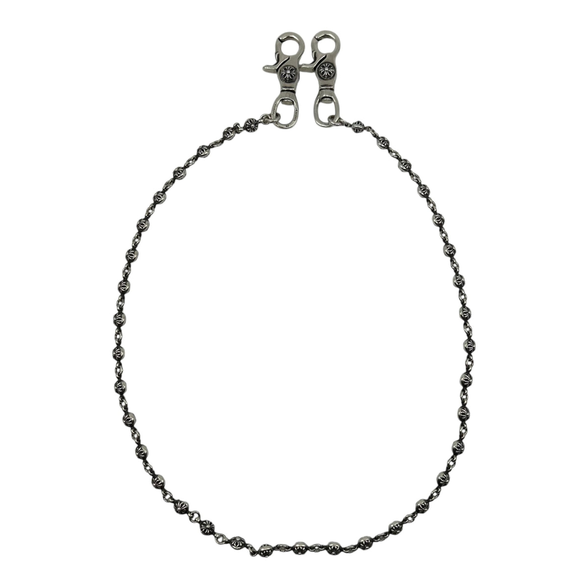 Chrome Hearts Plus Ball Wallet Chain 30"