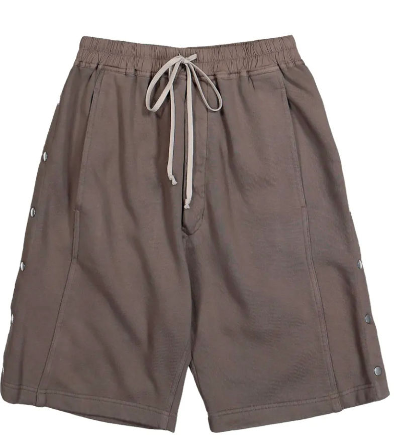 Rick Owens Wide Pusher Shorts Dust