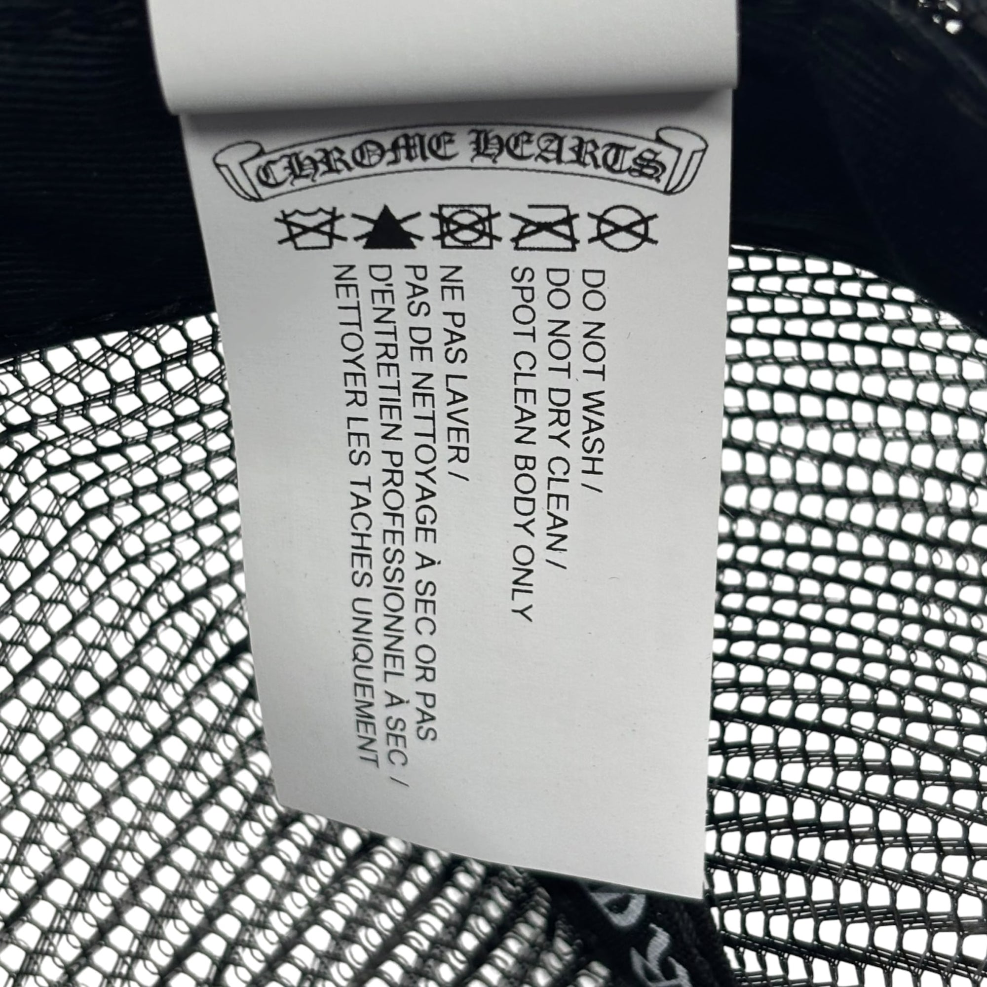 Chrome Hearts CH New York City Trucker Hat Black/Black
