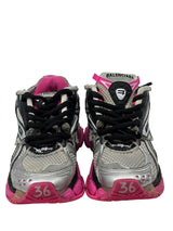 Balenciaga Wmns Runner Sneaker Silver Pink