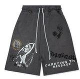 Paly Carrying The Message Sweatshort Vintage Black