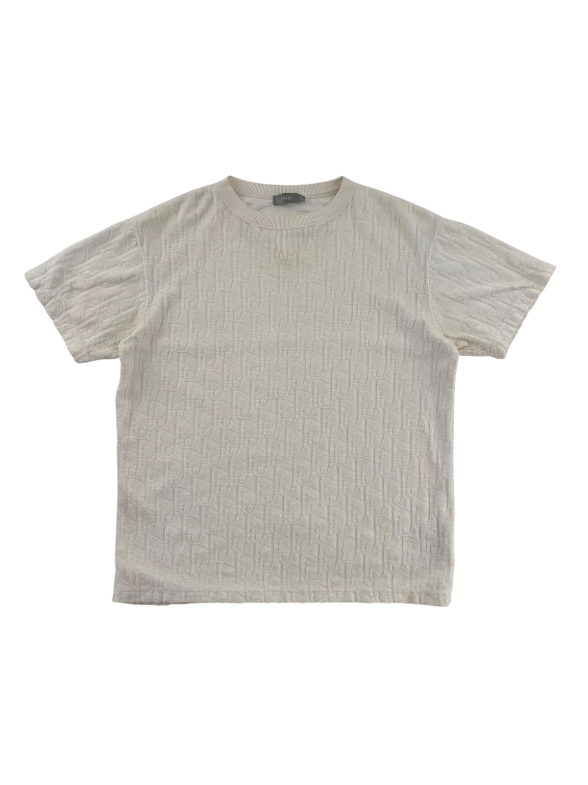 Dior Oversized Oblique Tee White