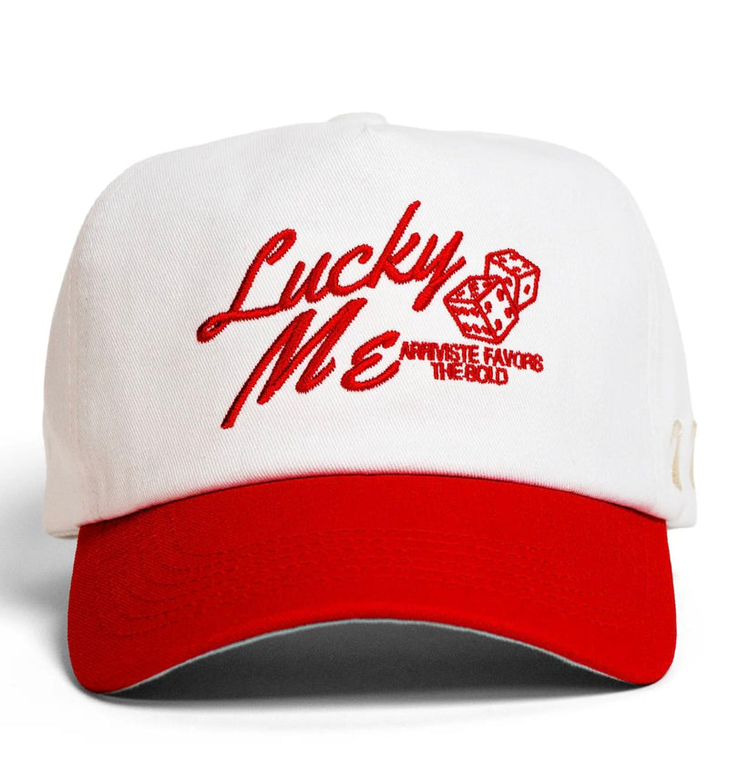 Arriviste Lucky Me Snapback Red White