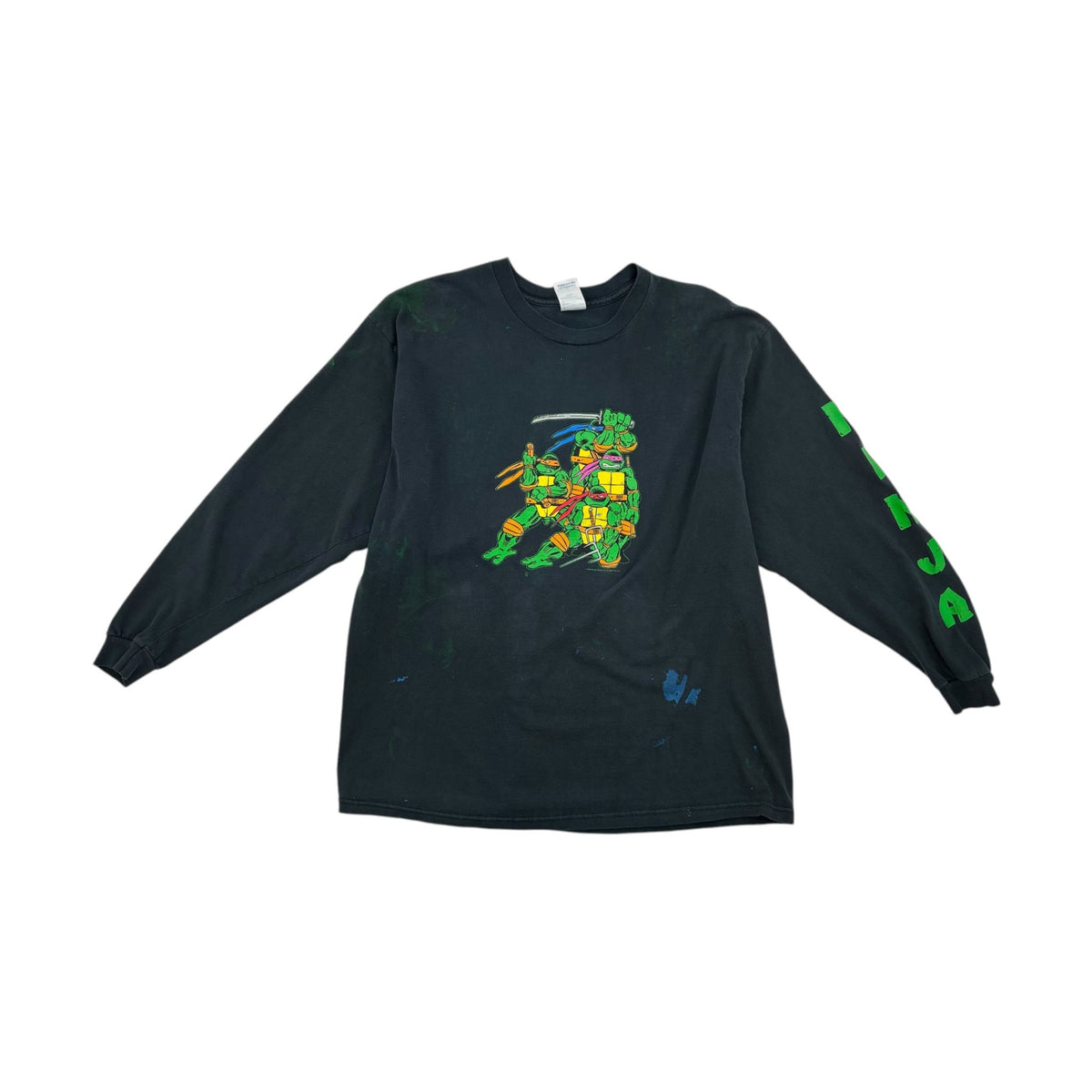 Vintage TMNT L/S 2000s Tee Black