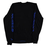 Chrome Hearts 1988 Neck Logo Long Sleeve T-shirt Black/Blue