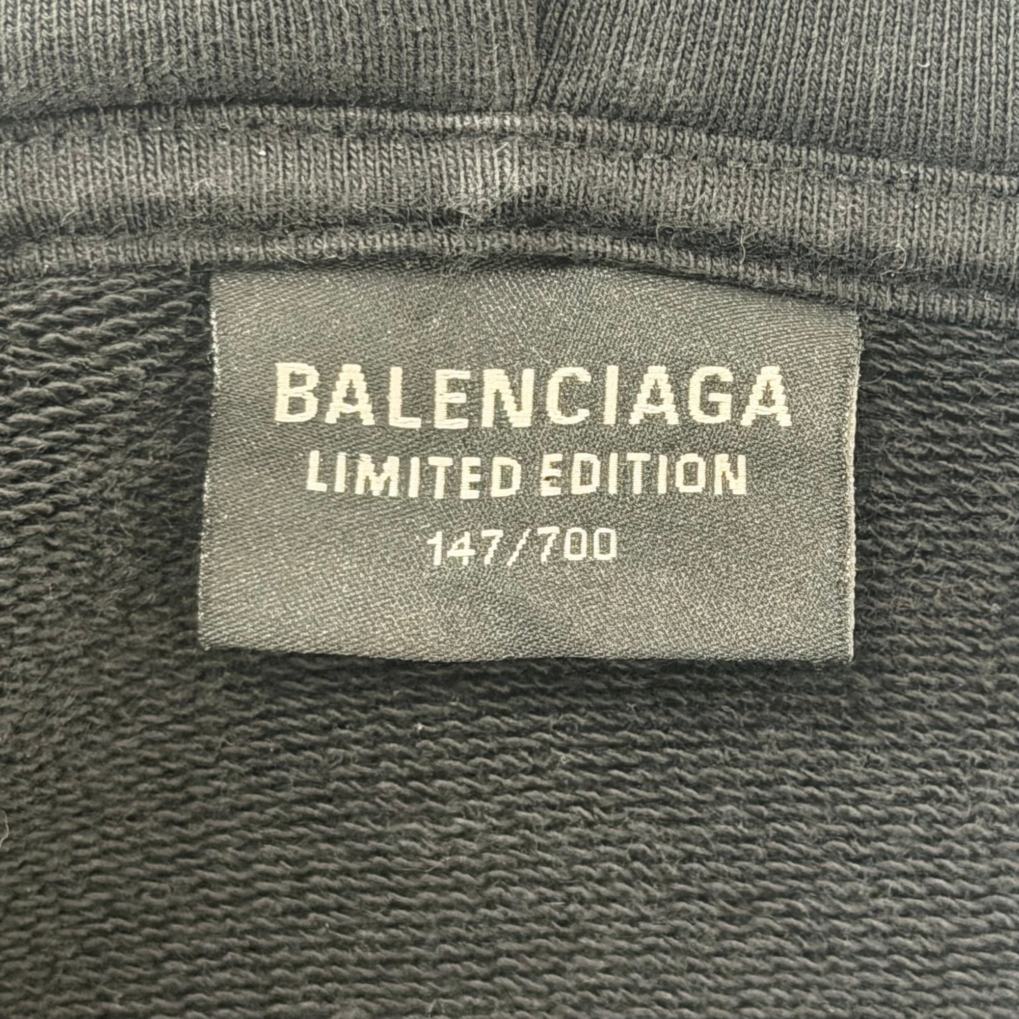 Balenciaga Music Archive Zip Up Black