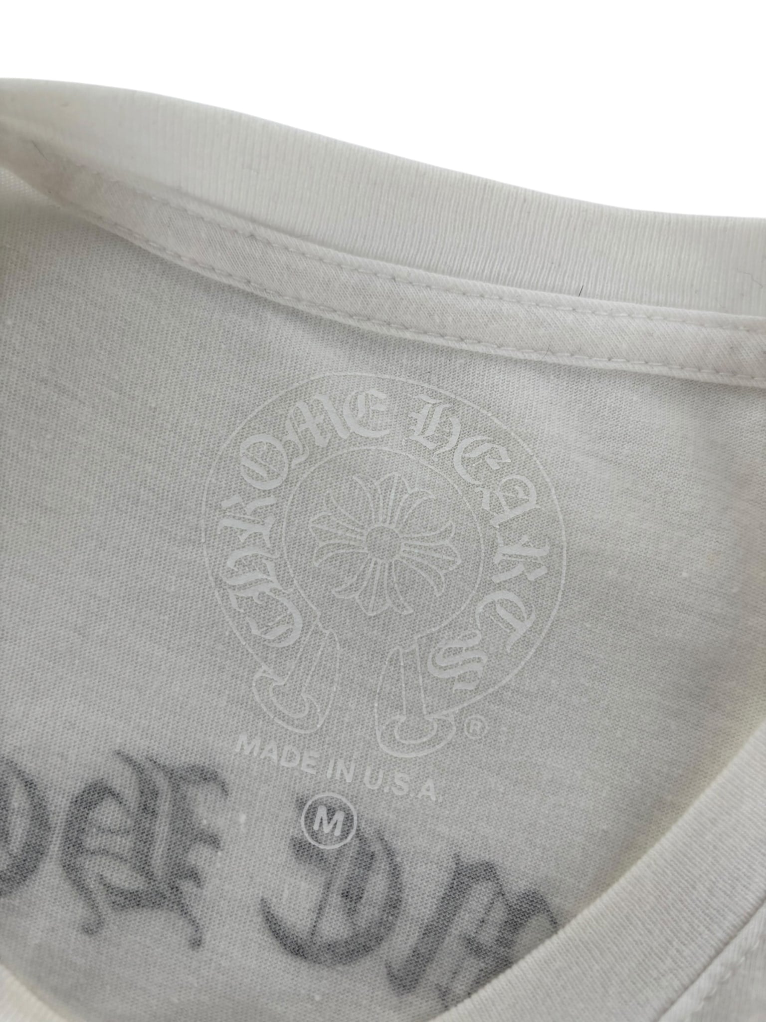 Chrome Hearts Made in Hollywood Plus Cross T-shirt White/Red