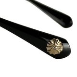 Chrome Hearts Cox Ucker Glasses Black Gold