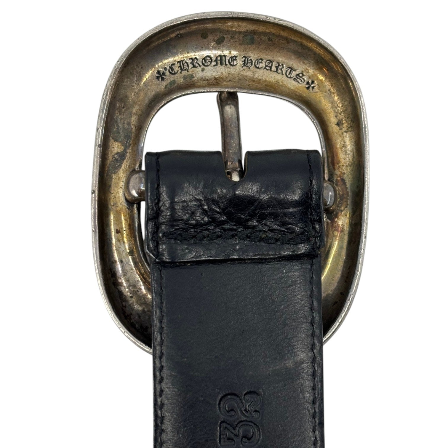 Chrome Hearts Pyramid Gunslinger Belt Black